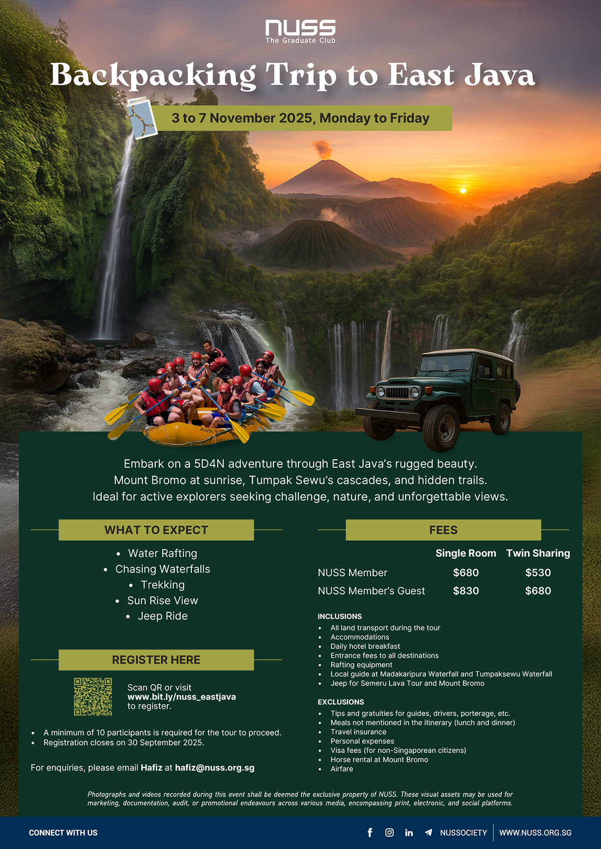 Backpacking Trip to East Java - NUSS